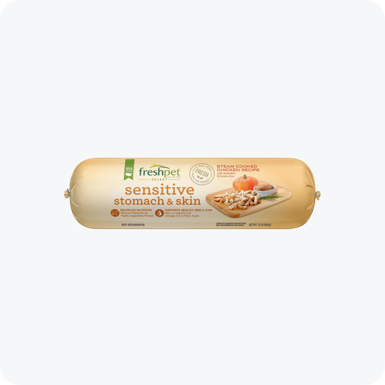 Freshpet Select Roll Sensitive Stomach & Skin Chicken Recipe Refrigerated Wet Dog Food - 1.5 lbs