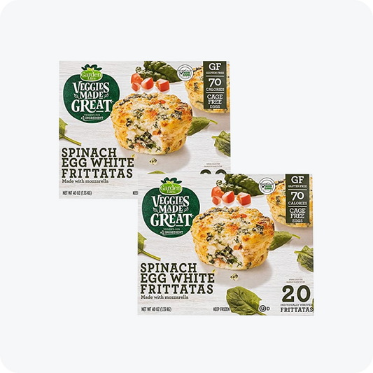 Garden Lites Veggies Made Great Spinach Egg White Frittatas 40oz., 20 Count -- Pack of 2
