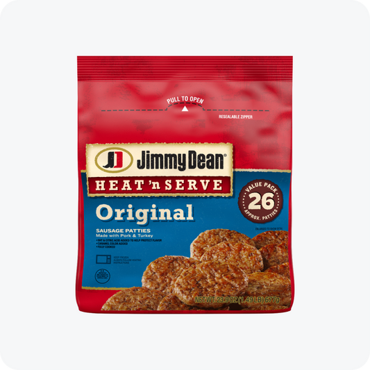 Jimmy Dean Original Sausage Patties, 23.9 Oz