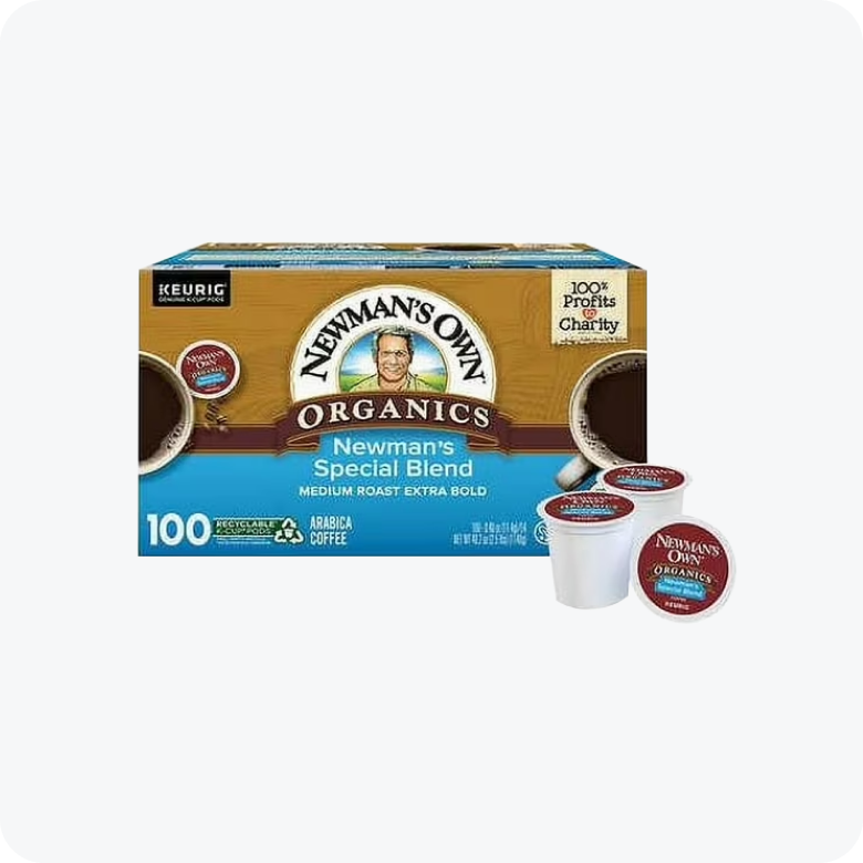 Newman's Own Organics Special Blend Coffee K-Cups (100 K-Cups)