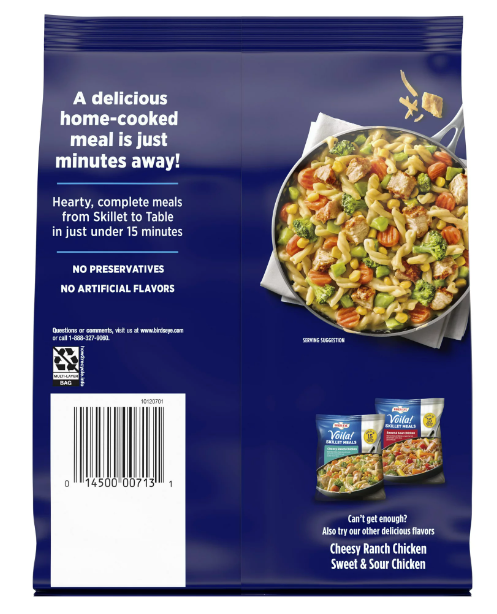 Birds Eye Voila! Three Cheese Chicken Skillet Frozen Meal, 21 oz -- 6 per case.