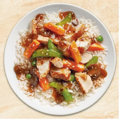 Healthy Choice Cafe Steamers Sweet Sesame Chicken Frozen Meal, 9.75 Ounce -- 8 per case.