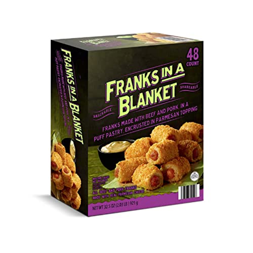 Member's Mark Franks in a Blanket With Parmesan Cheese, Freezer (48 ct.)