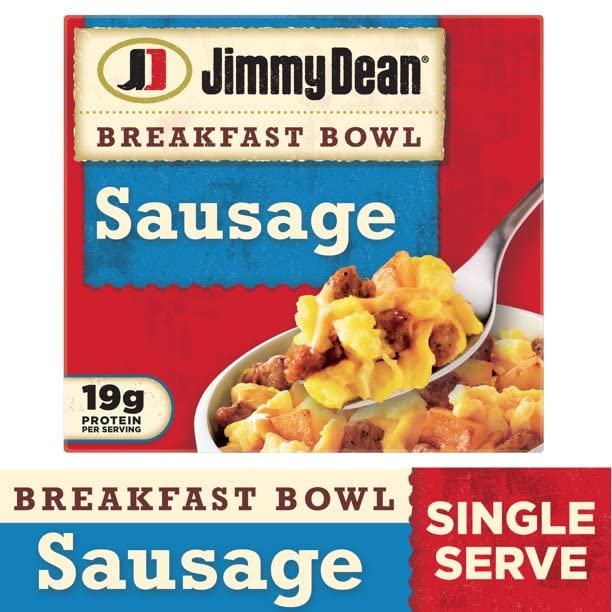 Jimmy Dean Breakfast Bowl Fluffy Eggs, Potatoes, Sausage and Cheddar Cheese, 7 oz -- 4 Pack
