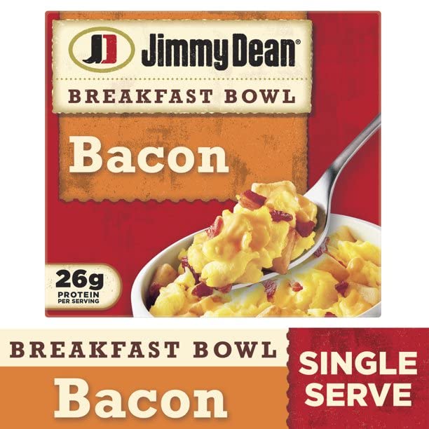 Jimmy Dean Breakfast Bowl Eggs, Potatoes, Bacon and Cheddar Cheese, 7 oz -- 4 Pack