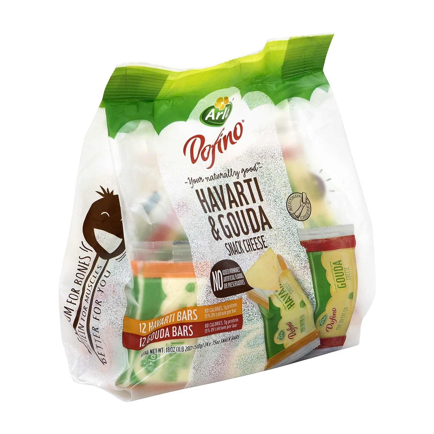 Arla Havarti and Gouda Cheese Snack (24 ct.)