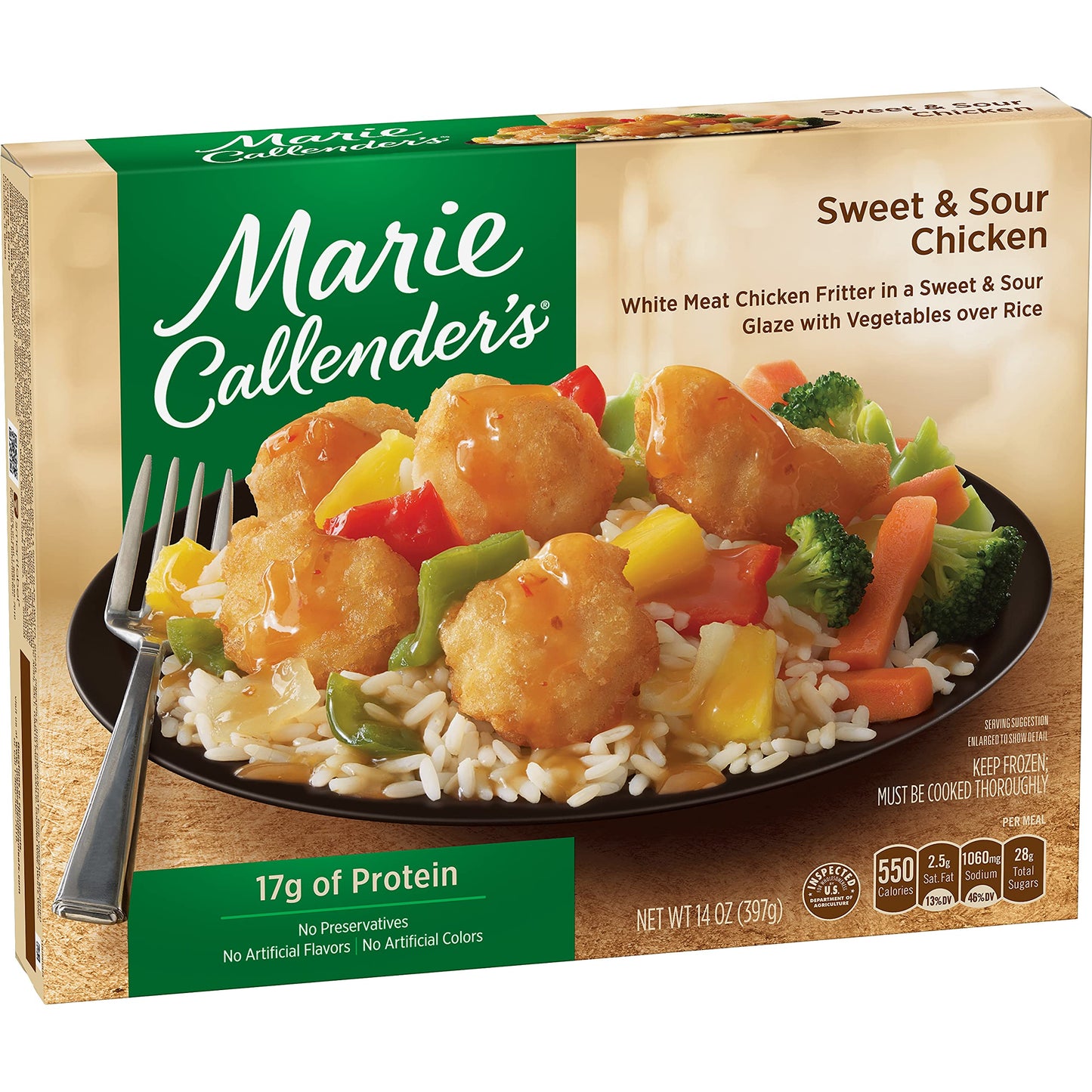 Marie Callender's Party Pack - Aged Cheddar Cheesy Chicken and Rice Bowl, Creamy Vermont Mac & Cheese Bowl, Tender Ginger Beef & Broccoli Bowl, Sweet & Sour Chicken -- Pack of 16