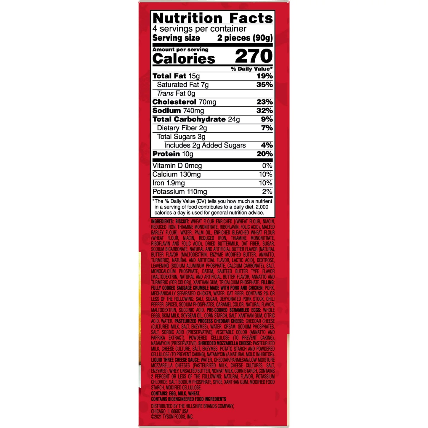 Jimmy Dean Sausage, Egg & Cheese Biscuit Rollups, 12.8 oz, 8 Ct -- Pack of 3