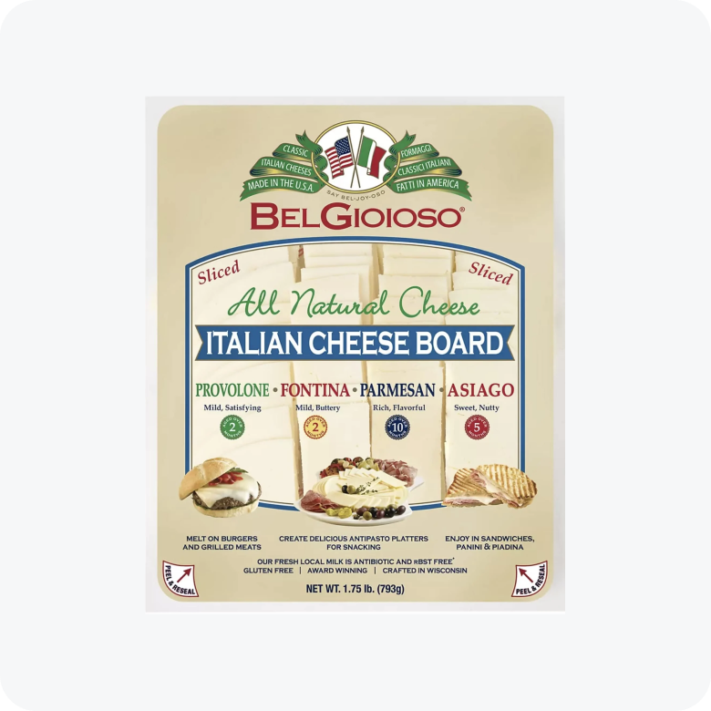 BelGioioso Italian Cheese Board, 1.75 lbs.