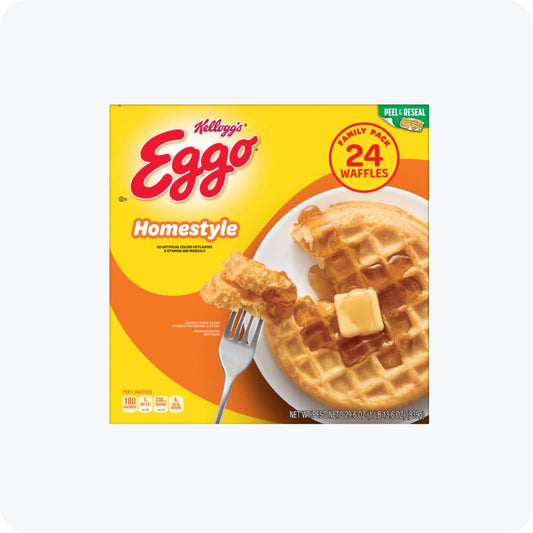 Eggo Homestyle Breakfast Waffles, 29.6 oz, 24 count -- PACK OF 2