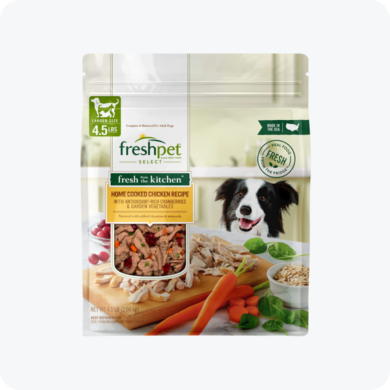 Freshpet Fresh From the Kitchen, Healthy & Natural Dog Food, Chicken Recipe, 4.5lb