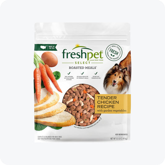 Freshpet Healthy & Natural Dog Food, Fresh Chicken Recipe, 5.5lb