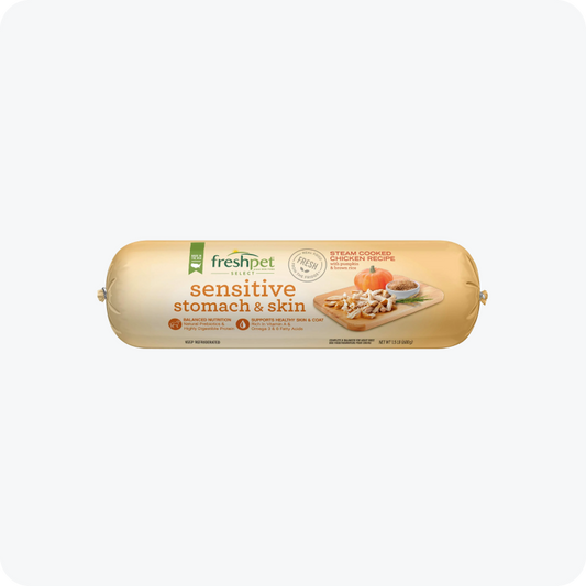 Freshpet Select Roll Sensitive Stomach & Skin Chicken Recipe Refrigerated Wet Dog Food - 1.5 lbs