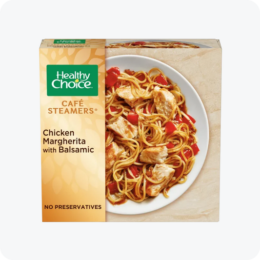 Healthy Choice Cafe Steamers Balsamic Chicken Margherita Frozen Meal, 9.5 oz -- 8 per case.