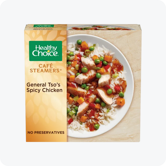 Healthy Choice Cafe Steamers General Tso's Spicy Chicken Frozen Meal, 10.3 oz -- 8 per case.