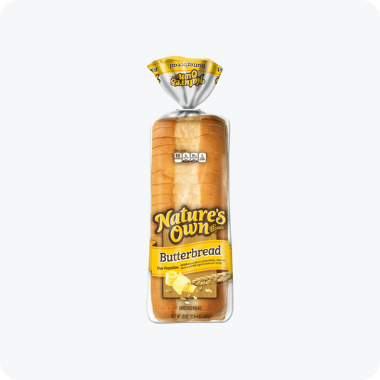 Nature's Own Butterbread White Bread Loaf, 20 oz -- Pack of 2