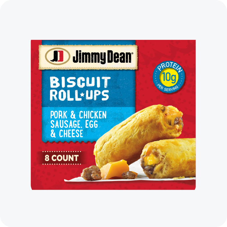 Jimmy Dean Sausage, Egg & Cheese Biscuit Rollups, 12.8 oz, 8 Ct -- Pack of 3
