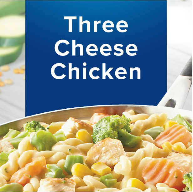 Birds Eye Voila! Three Cheese Chicken Skillet Frozen Meal, 21 oz -- 6 per case.