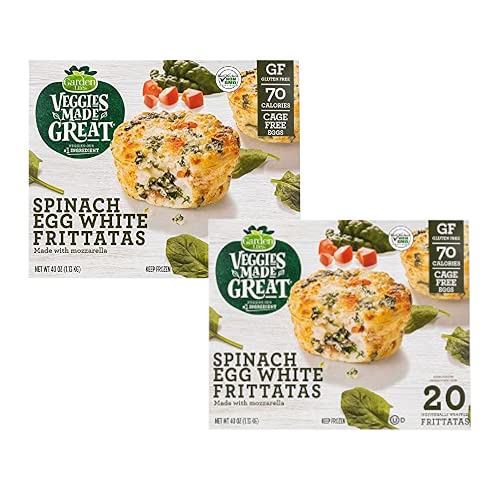 Garden Lites Veggies Made Great Spinach Egg White Frittatas 40oz., 20 Count -- Pack of 2