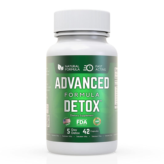 Salutem Vita Advance Formula Detox - Supplement for Toxin Removal - 42 Count (Pack of 1)