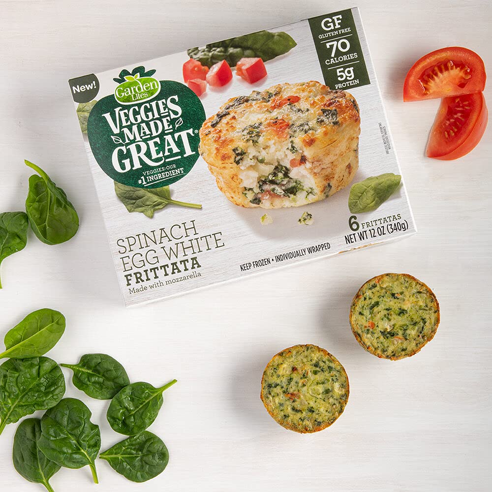 Garden Lites Veggies Made Great Spinach Egg White Frittatas 40oz., 20 Count -- Pack of 2