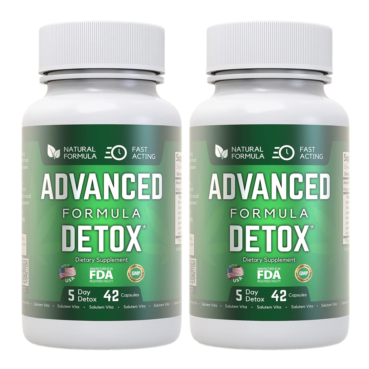 Salutem Vita Advance Formula Detox - Supplement for Toxin Removal