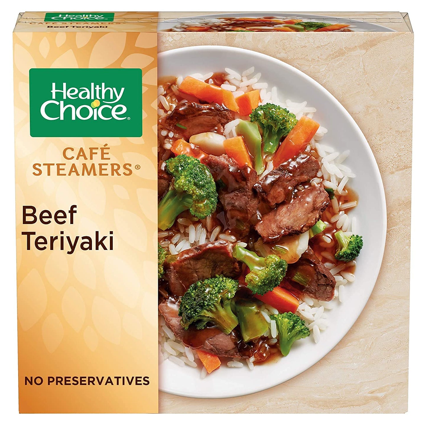 Healthy Choice Café Steamers Variety Pack - 2 Grilled Chicken Marinara with Parmesan - 2 Asian Inspired Beef Teriyaki - 2 Grilled Chicken & Broccoli Alfredo Frozen Meal