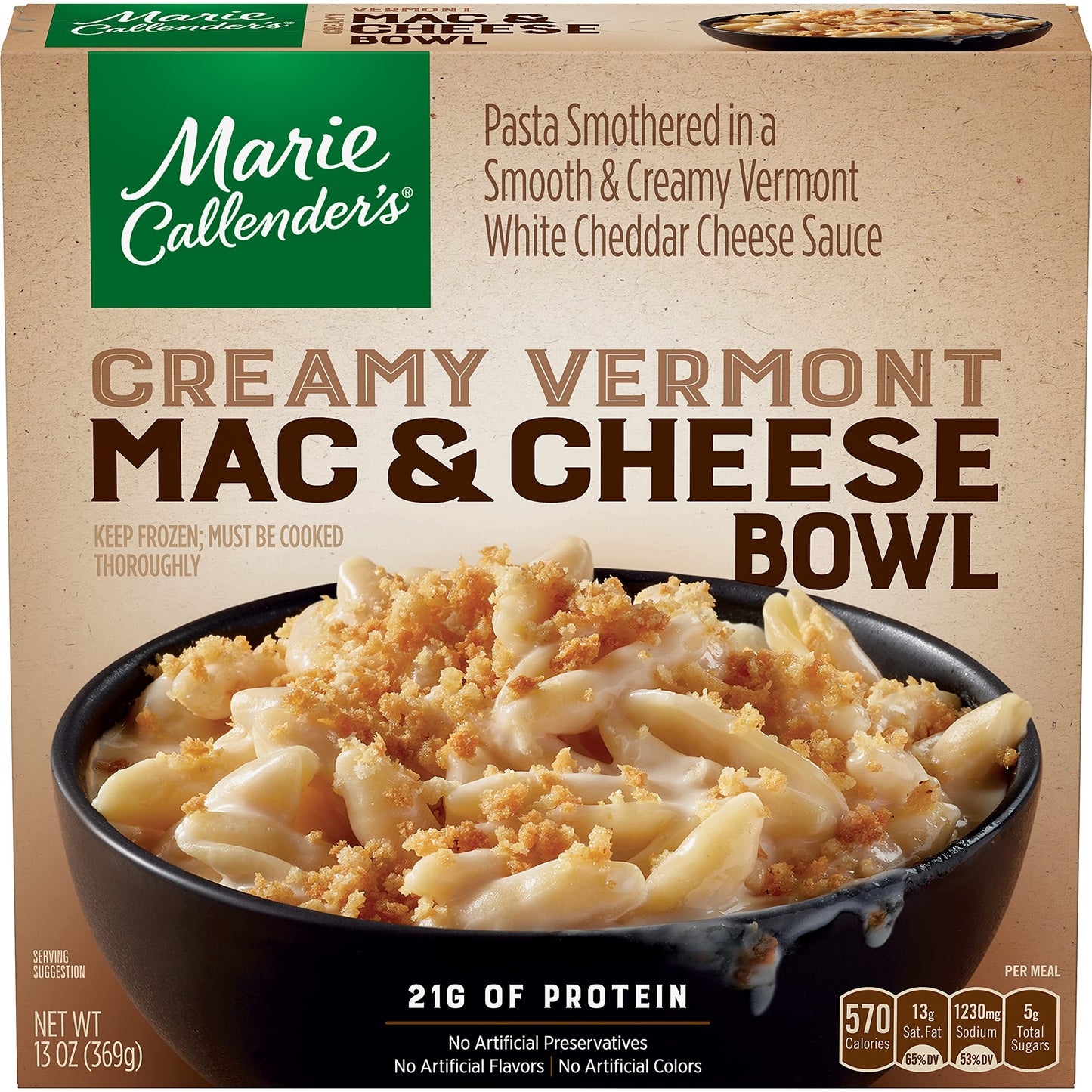 Marie Callender's Party Pack - Aged Cheddar Cheesy Chicken and Rice Bowl, Creamy Vermont Mac & Cheese Bowl, Tender Ginger Beef & Broccoli Bowl, Sweet & Sour Chicken -- Pack of 16