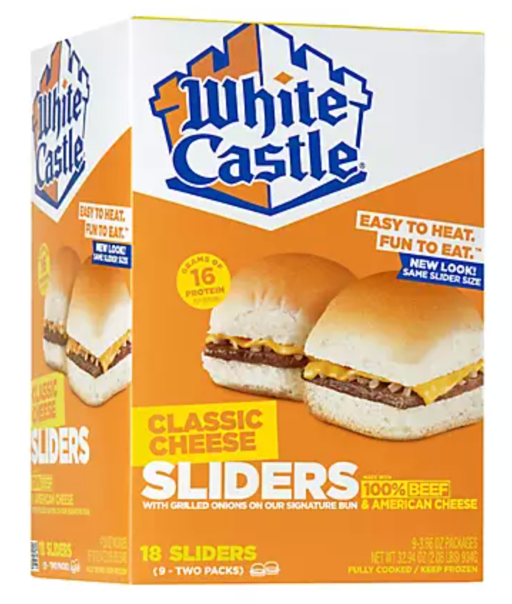 White Castle Classic Cheeseburger Sliders, 18 ct.